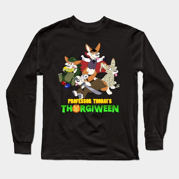 Professor Thorgi's Thorgiween Long Sleeve T-Shirt by ProfessorThorgi